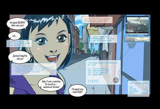 Illustration for article titled Digital superstars of a world without privacy, in Greg Pak's "Vision Machine"